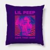 Lil Peep Throw Pillow Official Lil Peep Merch