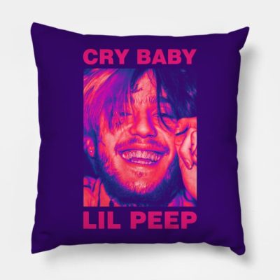 Lil Peep Throw Pillow Official Lil Peep Merch