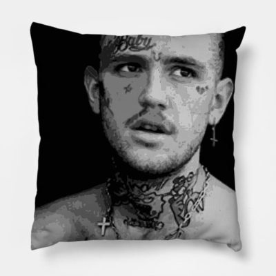 Lil Peep Throw Pillow Official Lil Peep Merch