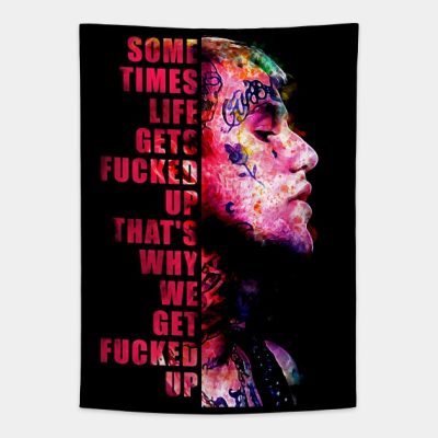 Lil Peep Quote Tapestry Official Lil Peep Merch