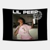 Aesthetic Lil Peep Smoke And Drink Design Tapestry Official Lil Peep Merch