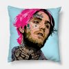 Lil Peep Throw Pillow Official Lil Peep Merch