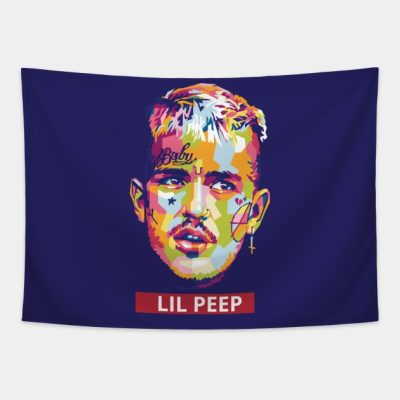 Lil Peep Artwork Tapestry Official Lil Peep Merch