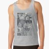 Lil Peep Cartoon Anime Manga Style Drawing Tank Top Official Lil Peep Merch