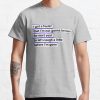 The Way I See Things Lil Peep Lyrics T-Shirt Official Lil Peep Merch