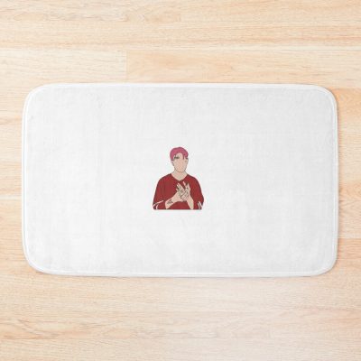 Lil Peep Outline Bath Mat Official Lil Peep Merch