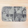 Lil Peep Cartoon Anime Manga Style Drawing Bath Mat Official Lil Peep Merch