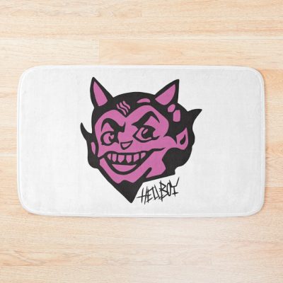 Hellboy By Lil Peep Bath Mat Official Lil Peep Merch