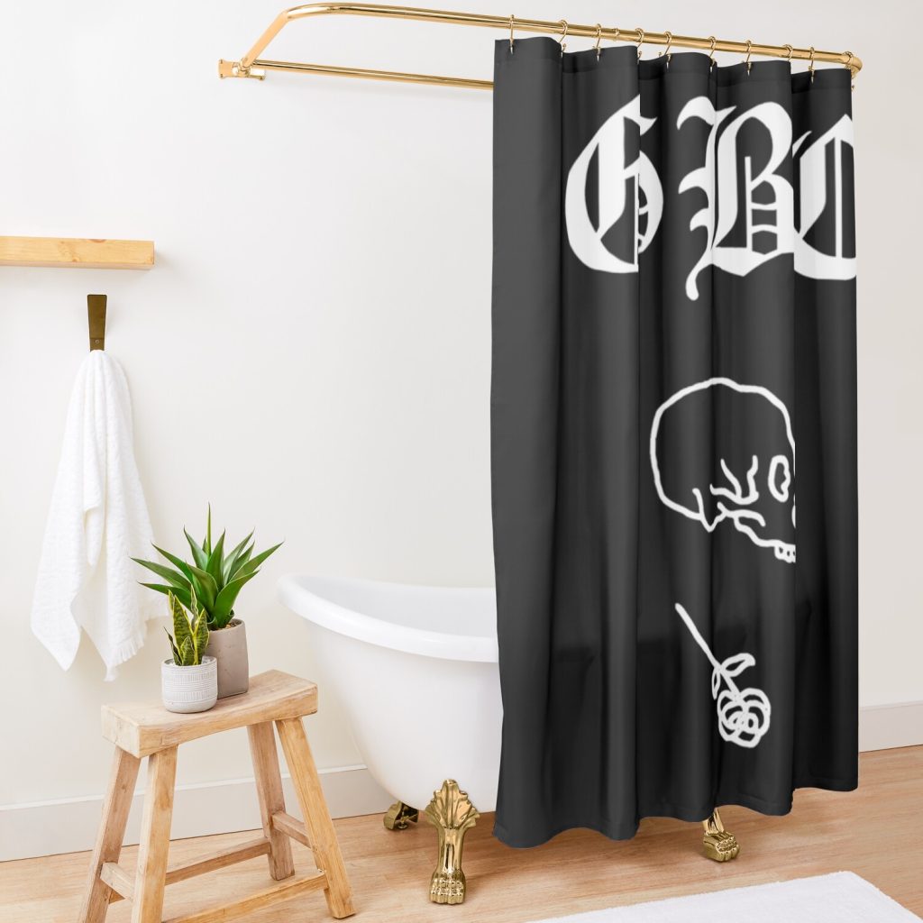 Gothboiclique Lil Peep Style Essential Shower Curtain Official Lil Peep Merch