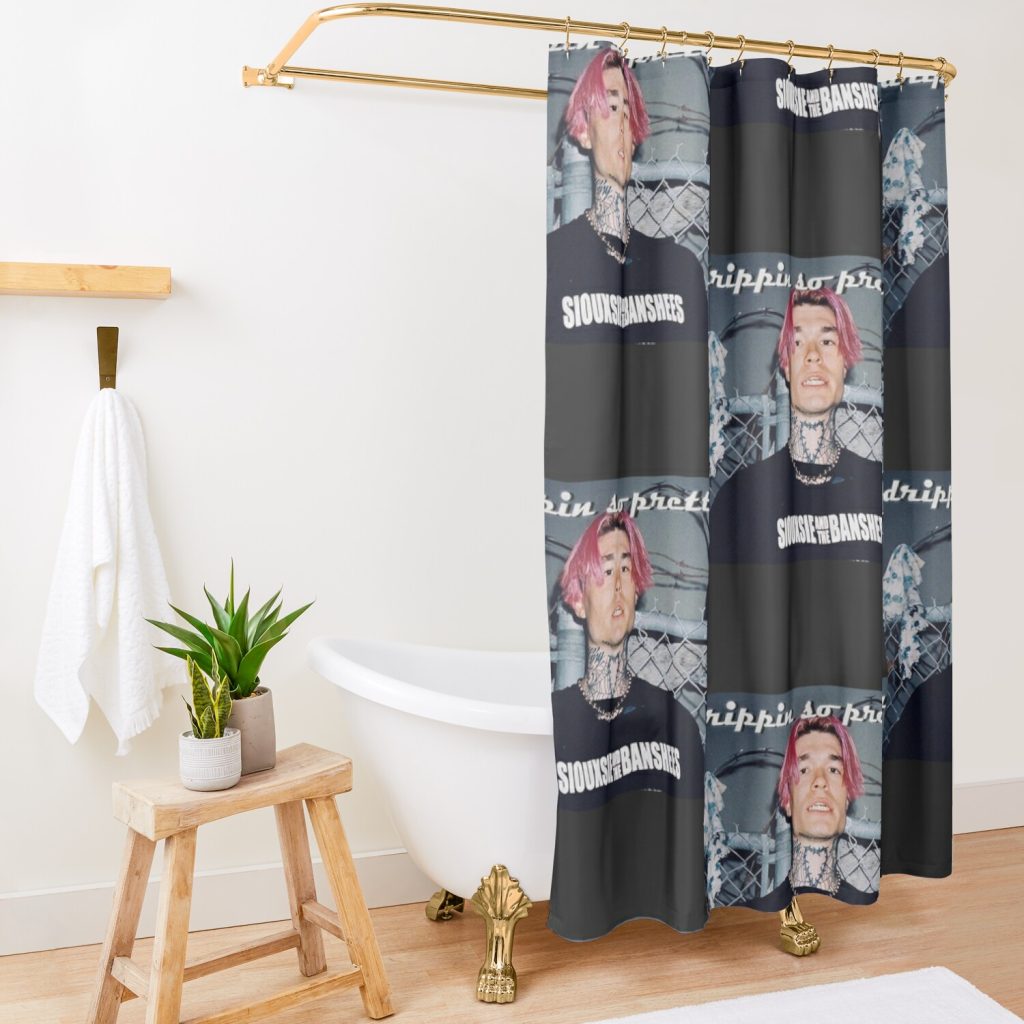 Lil Peep Shower Curtain Official Lil Peep Merch