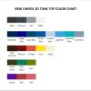 tank top color chart - Lil Peep Merch