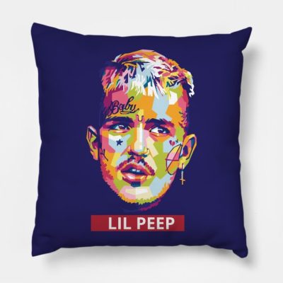 Lil Peep Artwork Throw Pillow