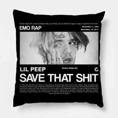 Lil Peep Must Have Throw Pillow